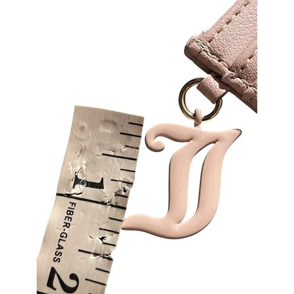 Juicy Couture Pink Card Holder Wallet With Gold Logo Detailing& "J"Charm Keyring - Picture 7 of 11